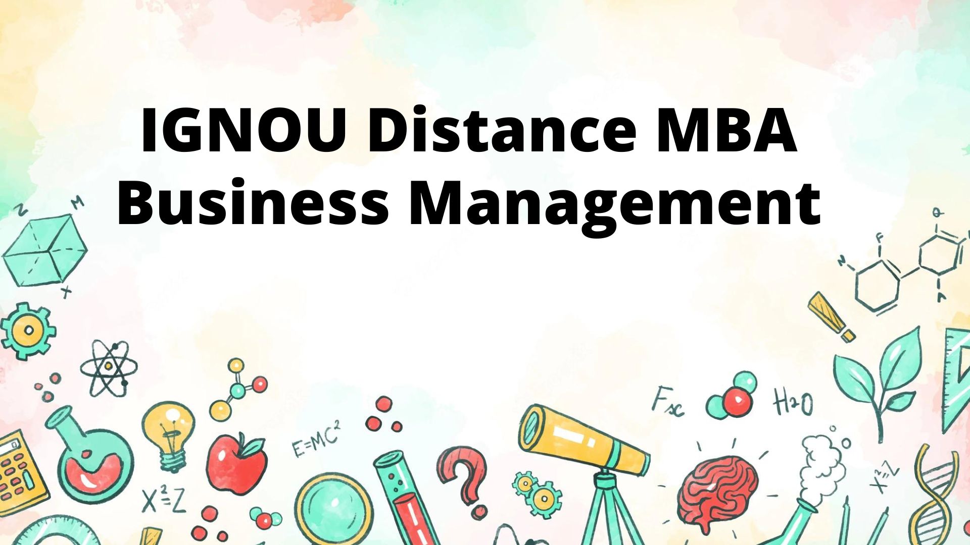 IGNOU MBA In Business Management
